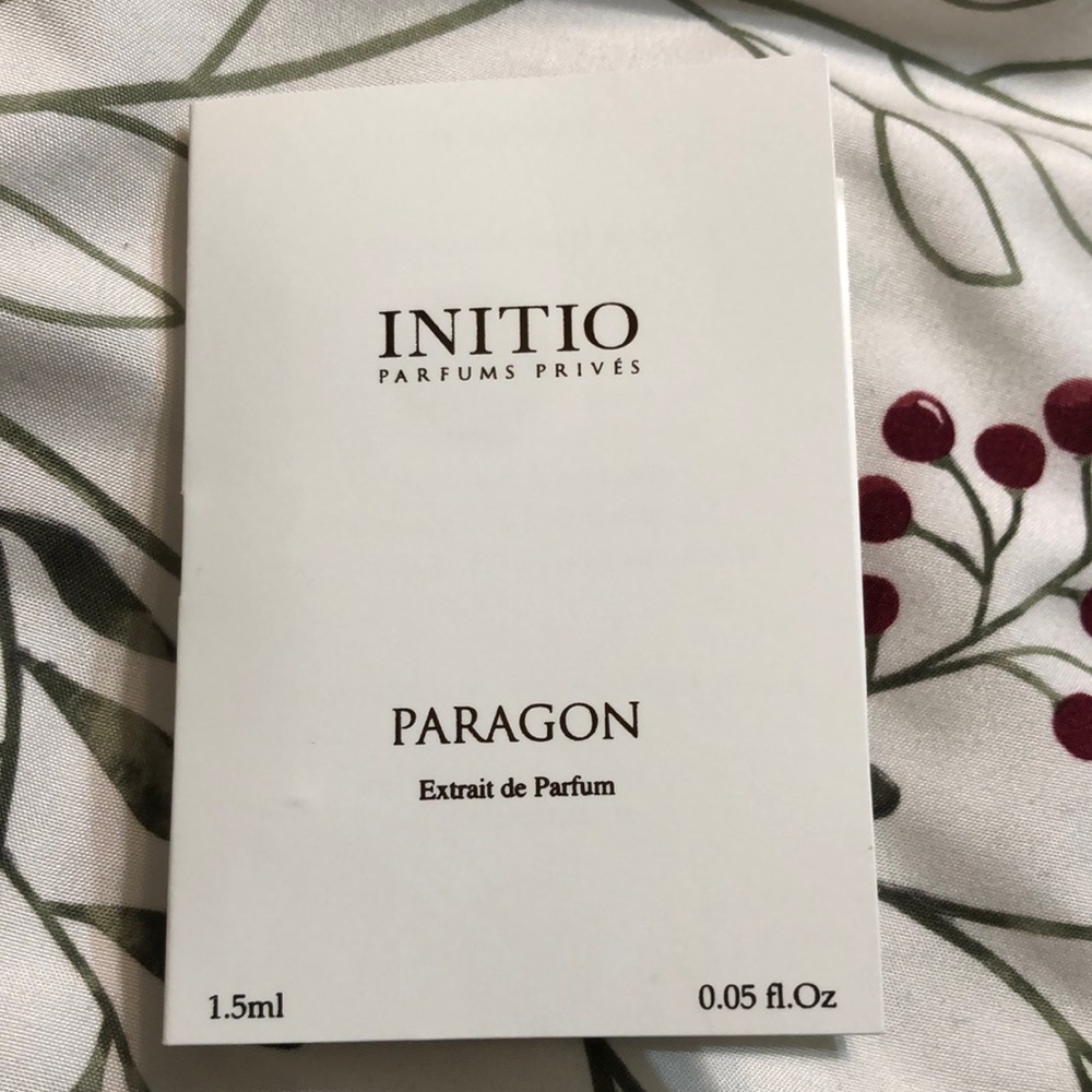 INITIO Paragon Extrait Travel Vial NEW-1.5 ml never sprayed or tested